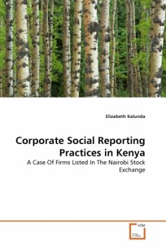 Cover Corporate Social Reporting Practices in Kenya