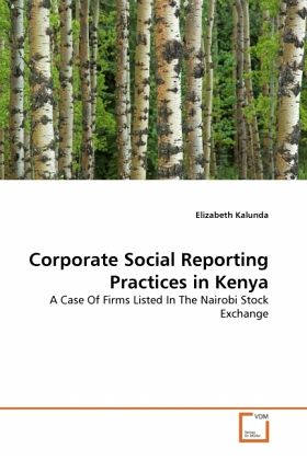 Corporate Social Reporting Practices in Kenya Corporate Social Reporting Practices in Kenya