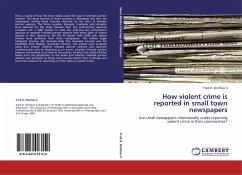 How violent crime is reported in small town newspapers - McGhee, Fred D.