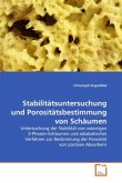 Stabilitätsuntersuchung und Porositätsbestimmung von Schäumen