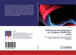 Preliminary Investigations on Tungsten Oxide Thin Films