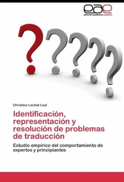 Identificación, representación y resolución de problemas de traducción