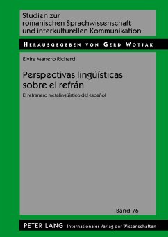 Perspectivas lingüísticas sobre el refrán - Manero Richard, Elvira