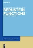 Bernstein Functions (eBook, PDF) - Schilling, René L.; Song, Renming; Vondracek, Zoran