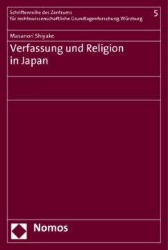 Verfassung und Religion in Japan - Shiyake, Masanori