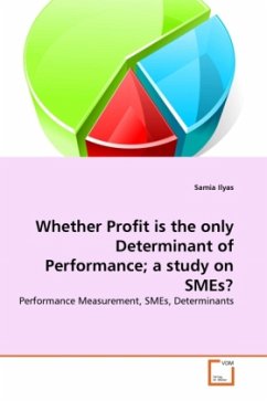 Cover Whether Profit is the only Determinant of Performance; a study on SMEs?