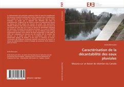 Caractérisation de la décantabilité des eaux pluviales - Berrouard, Emilie