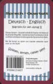 Begriffe für den Alltag / Sprach-Quartett, Deutsch-Englisch (Kartenspiel) Tl.2