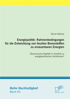 Energiepolitik: Rahmenbedingungen für die Entwicklung von fossilen Brennstoffen zu erneuerbaren Energien - Reimer, Simon