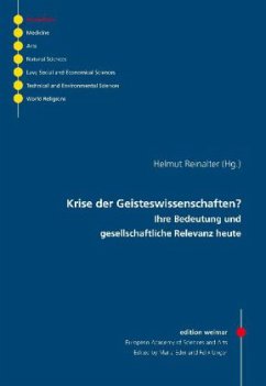 Cover Krise der Geisteswissenschaften?