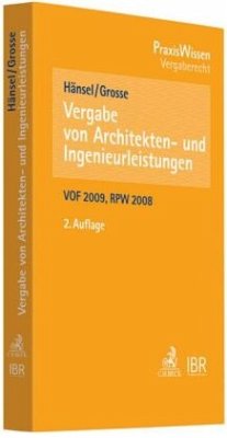 Vergabe von Architekten- und Ingenieurleistungen - Hänsel, Tobias;Grosse, Sven