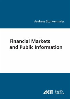 Financial markets and public information - Storkenmaier, Andreas
