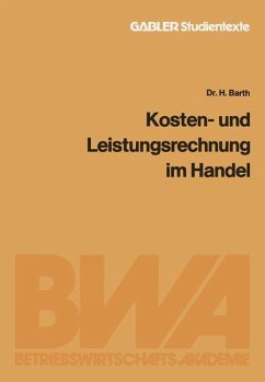 Kosten- und Leistungsrechnung im Handel - Hartmund, Barth