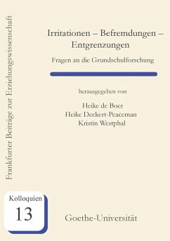 Cover Irritationen - Befremdungen - Entgrenzungen