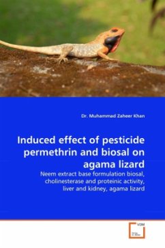 Induced effect of pesticide permethrin and biosal on agama lizard - Khan, Muhammad Z.