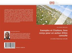 Exemples et Citations, livre conçu pour un auteur d''étre consulté - Biantsissila, Guy Aurelien