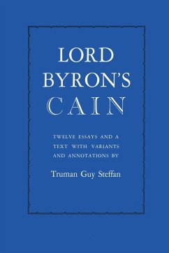 Lord Byron's Cain - Steffan, Truman Guy