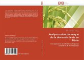 Analyse socioéconomique de la demande du riz au Bénin