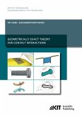 Geometrically exact theory for contact interactions
