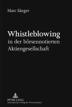 Whistleblowing in der börsennotierten Aktiengesellschaft - Sänger, Marc