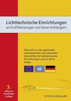 Lichttechnische Einrichtungen an Kraftfahrzeugen und deren Anhängern