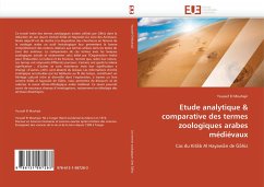 Cover Etude analytique & comparative des termes zoologiques arabes médiévaux