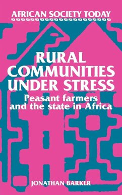 Rural Communities Under Stress - Barker, Jonathan