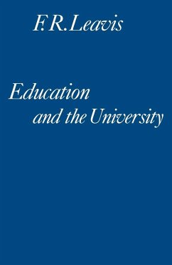 Education and the University - Leavis, F. R.