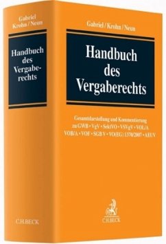 Cover Handbuch Vergaberecht