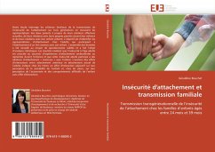 Cover Insécurité d'attachement et transmission familiale