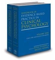 Handbook of Evidence-Based Practice in Clinical Psychology, 2 Volume Set - Sturmey, Peter; Hersen, Michel