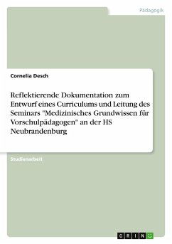 Reflektierende Dokumentation zum Entwurf eines Curriculums und Leitung des Seminars 