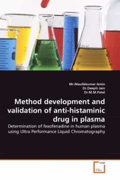 Method development and validation of anti-histaminic drug in plasma - Amin, Mr.Maulikkumar;Jain, Deepti;Patel, M. M.