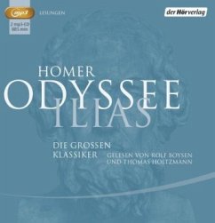 Odyssee & Ilias, 2 MP3-CDs - Homer