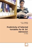 Predictivity of Selected Variables for M. Ed. Admission