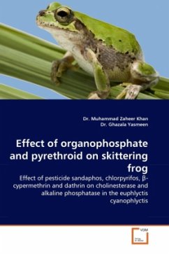 Effect of organophosphate and pyrethroid on skittering frog - Khan, Muhammad Z.;Ghazala, Yasmeen
