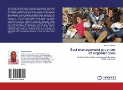 Best management practices of organizations
