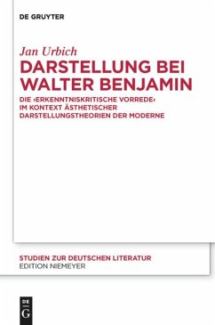 Darstellung bei Walter Benjamin - Urbich, Jan