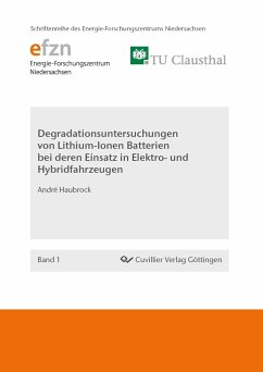 Degradationsuntersuchungen von Lithium-Ionen Batterien bei deren Einsatz in Elektro- und Hybridfahrzeugen - Haubrock, André