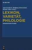 Lexikon, Varietät, Philologie