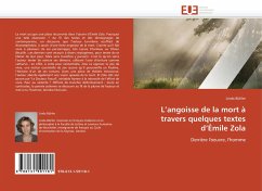 Cover L'angoisse de la mort à travers quelques textes d'Émile Zola