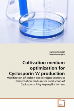 Cultivation medium optimization for Cyclosporin 'A' production - Tanseer, Sundas;Anjum, Tehmina