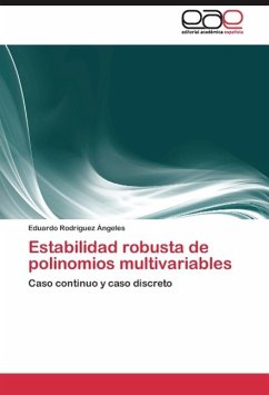 Estabilidad robusta de polinomios multivariables