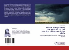 Effects of regulatory mechanisms on the function of human rights NGOs