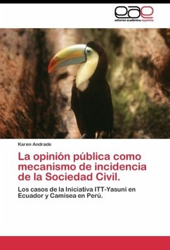 La opinión pública como mecanismo de incidencia de la Sociedad Civil.
