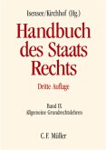 Allgemeine Grundrechtslehren / Handbuch des Staatsrechts der Bundesrepublik Deutschland 9
