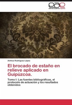 Cover El brocado de estaño en relieve aplicado en Guipúzcoa.
