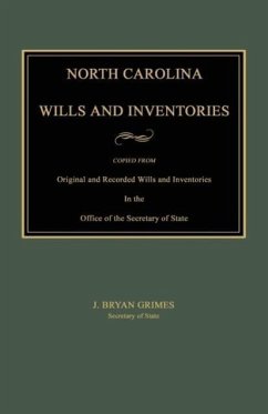 North Carolina Wills and Inventories - Grimes, J. Bryan