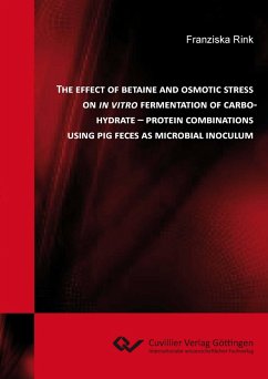 The Effect of Betaine and Osmotic Stress on In Vitro Fermentation of Carbohydrante - Protein Combinations using Pig Fences as Microbial Inoculum - Rink, Franziska