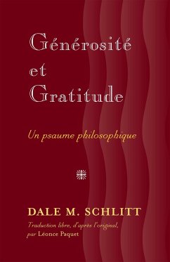 Générosité et Gratitude - Schlitt, Dale M.